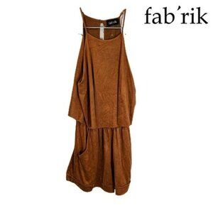 fab'rik Women's‎ Spaghetti Strap Short Jumpsuit Sleeveless Flowy Romper